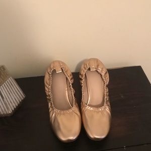 ❗️SOLD❗️ASOS rose gold chunk heel shoes